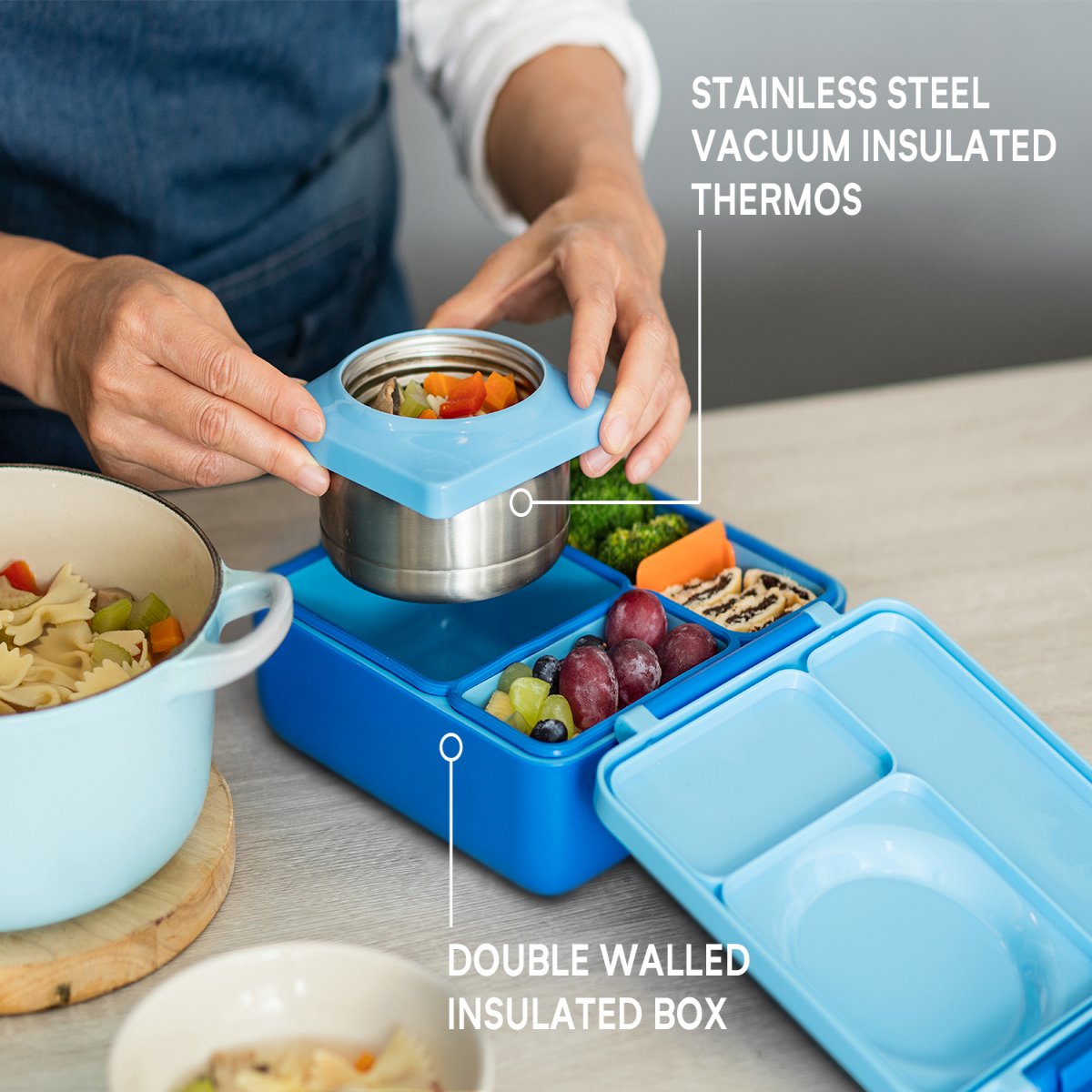 Omiebox | Thermal Hot & Cold Lunchbox V2