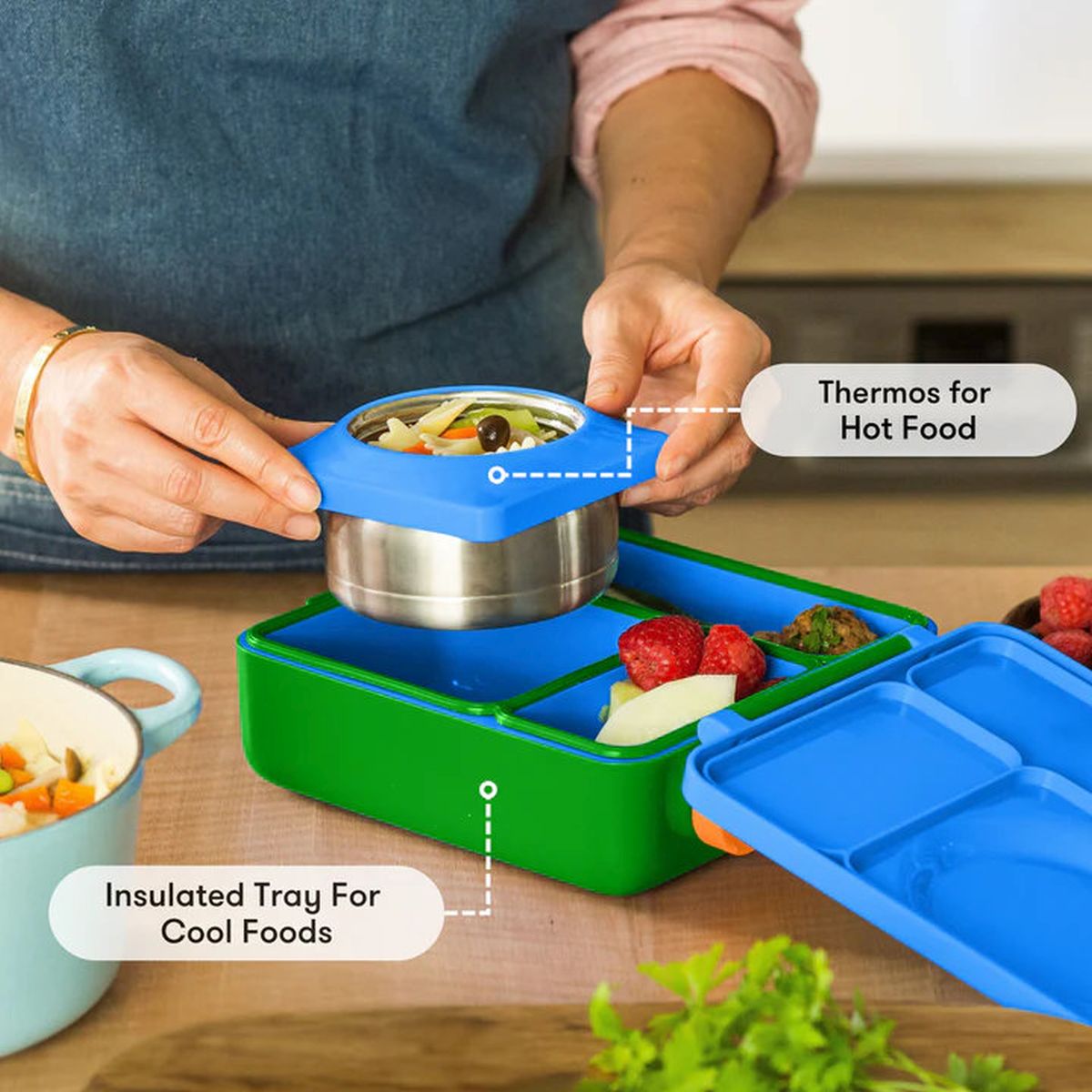 Alternative view of Omiebox | Thermal Hot & Cold Lunchbox V2