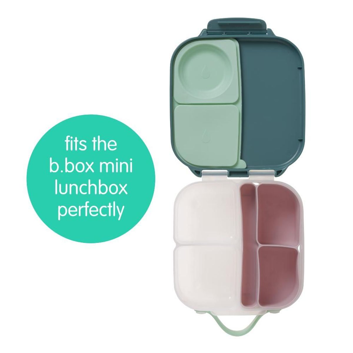 b.box | Silicone Bento Tray- Mini Lunchbox - Image 4