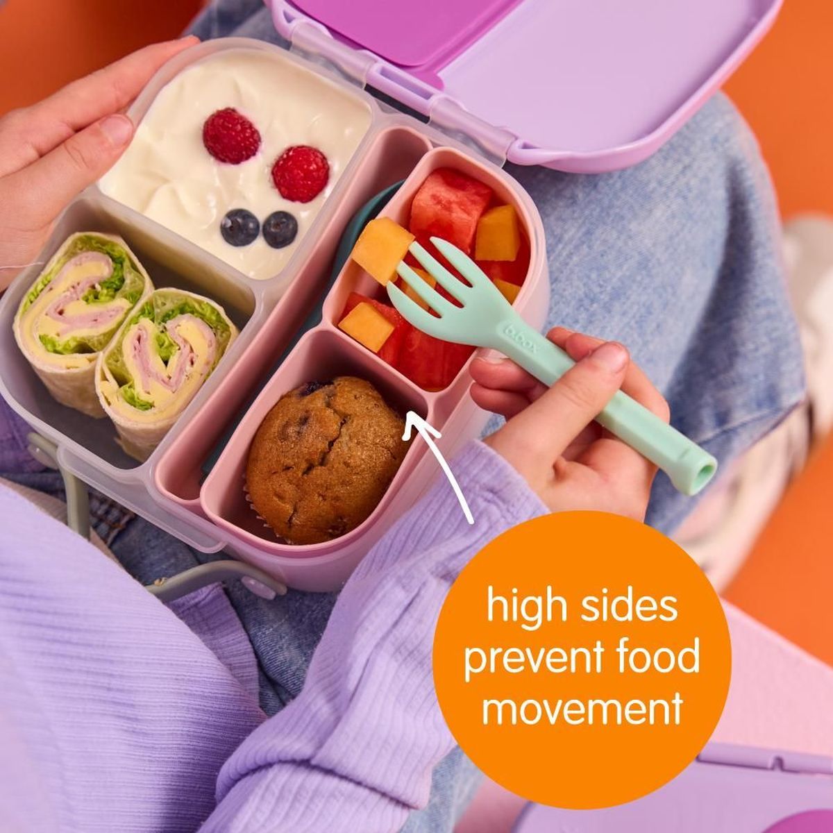 b.box | Silicone Bento Tray- Mini Lunchbox - Image 6