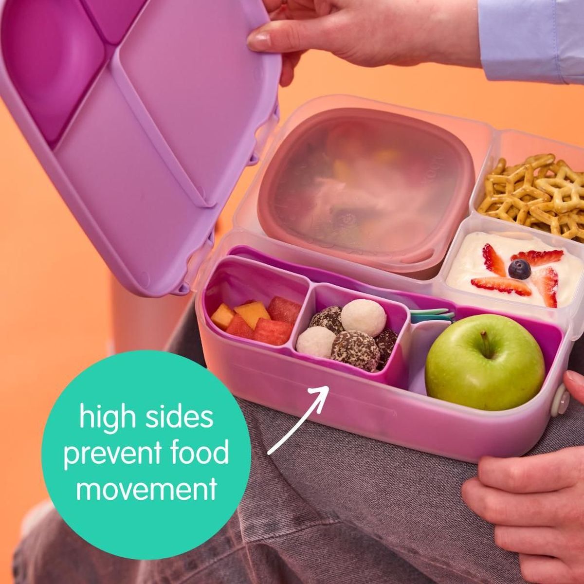 b.box | Silicone Bento Tray - Lunch - Image 4